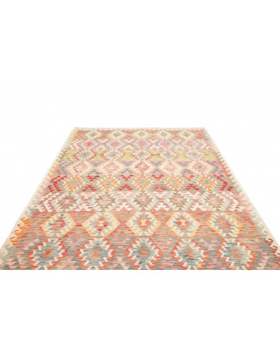 Tappeto Kilim Afghanistan marrone beige 207x303
