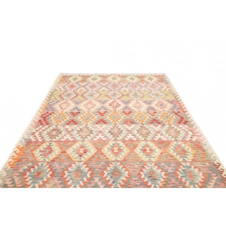 Tappeto Kilim Afghanistan marrone beige 207x303