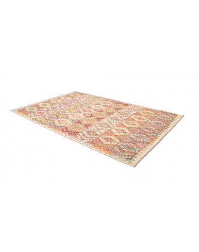 Tappeto Kilim Afghanistan marrone beige 207x303