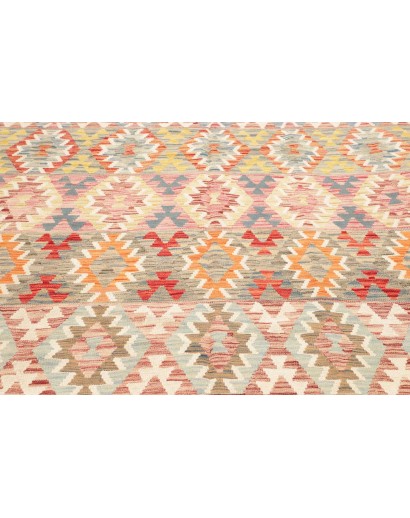 Tappeto Kilim Afghanistan marrone beige 207x303