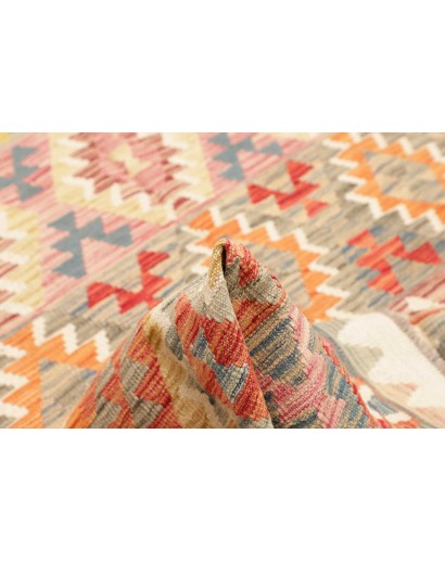 Tappeto Kilim Afghanistan marrone beige 207x303