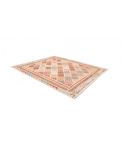 Tappeto Kilim Afghanistan giallo arancione 259x298