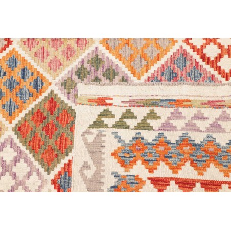 Tappeto Kilim Afghanistan giallo arancione 259x298