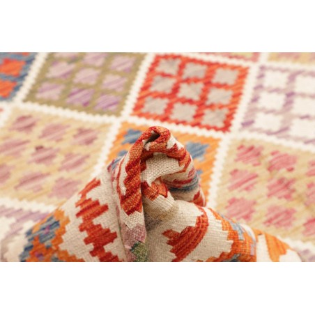 Tappeto Kilim Afghanistan giallo arancione 259x298