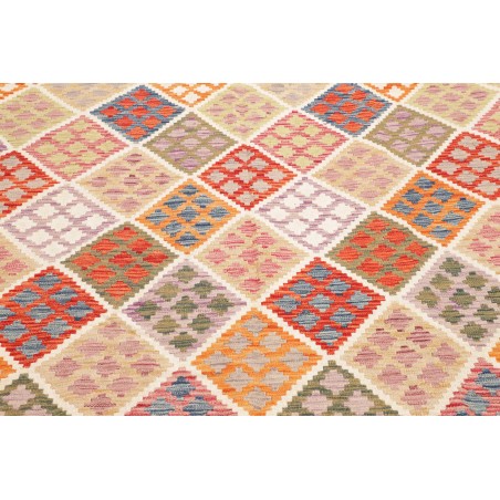 Tappeto Kilim Afghanistan giallo arancione 259x298