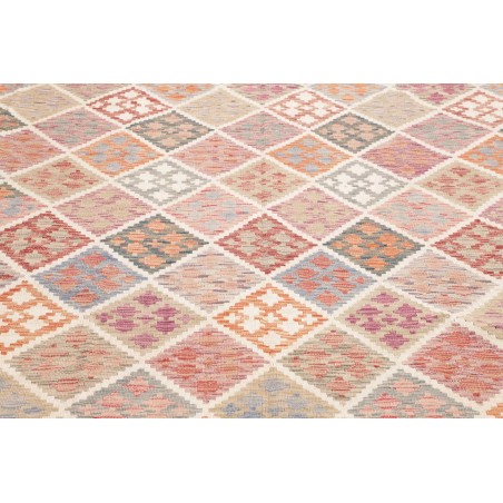 Tappeto Kilim Afghanistan bianco marrone 241x300