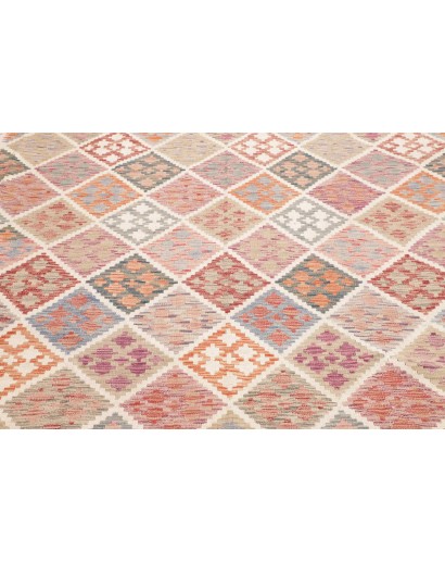 Tappeto Kilim Afghanistan bianco marrone 241x300