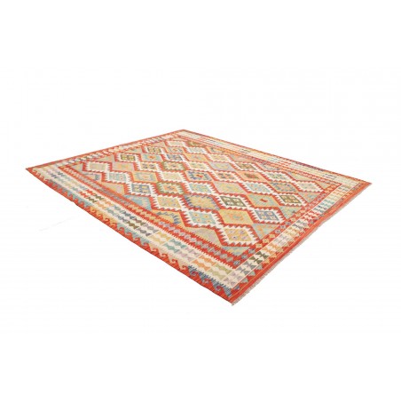 Tappeto Kilim Afghanistan beige rosso 252x296