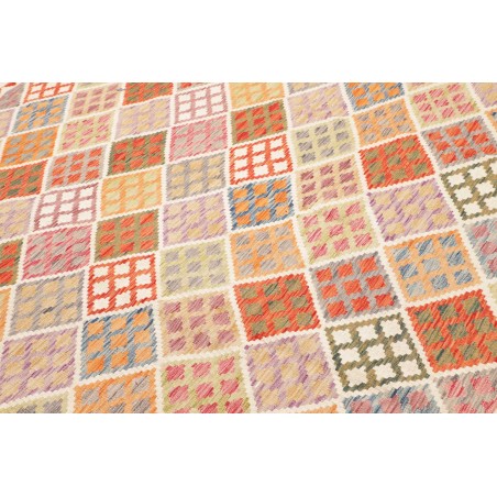 Tappeto Kilim Afghanistan marrone giallo 260x291