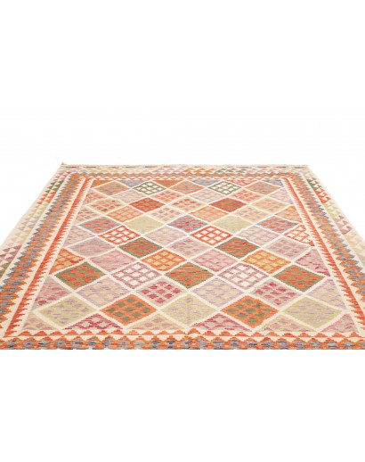 Tappeto Kilim Afghanistan giallo 256x294