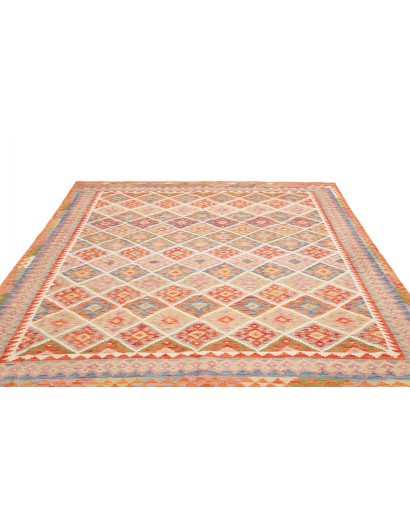 Tappeto Kilim Afghanistan marrone rosso 250x289