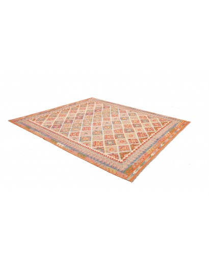 Tappeto Kilim Afghanistan marrone rosso 250x289