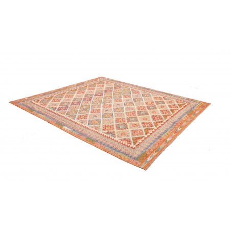 Tappeto Kilim Afghanistan marrone rosso 250x289