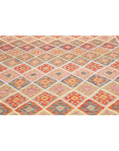 Tappeto Kilim Afghanistan marrone rosso 250x289