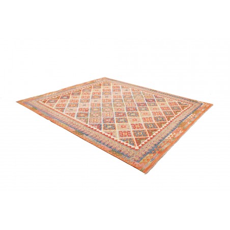 Tappeto Kilim Afghanistan marrone azzurro 252x292