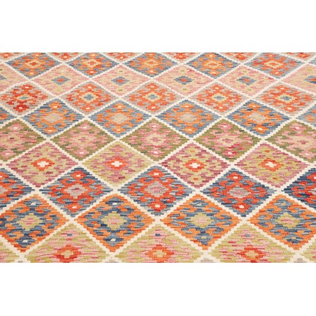 Tappeto Kilim Afghanistan marrone azzurro 252x292