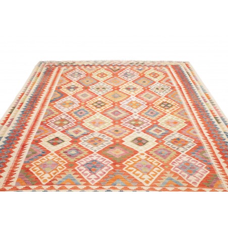 Tappeto Kilim Afghanistan beige giallo 247x335