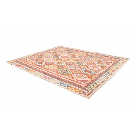 Tappeto Kilim Afghanistan giallo rosso 256x305