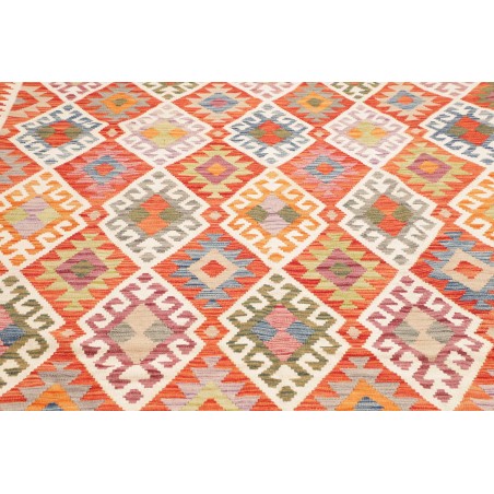 Tappeto Kilim Afghanistan giallo rosso 256x305