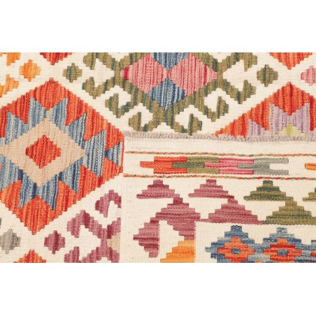 Tappeto Kilim Afghanistan giallo rosso 256x305