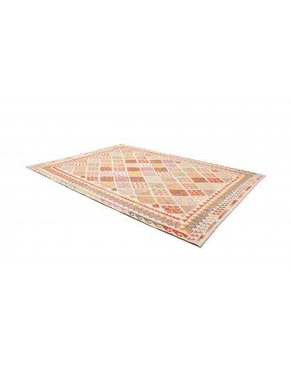Tappeto Kilim Afghanistan giallo arancione 270x342
