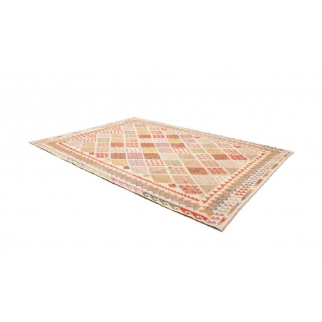 Tappeto Kilim Afghanistan giallo arancione 270x342