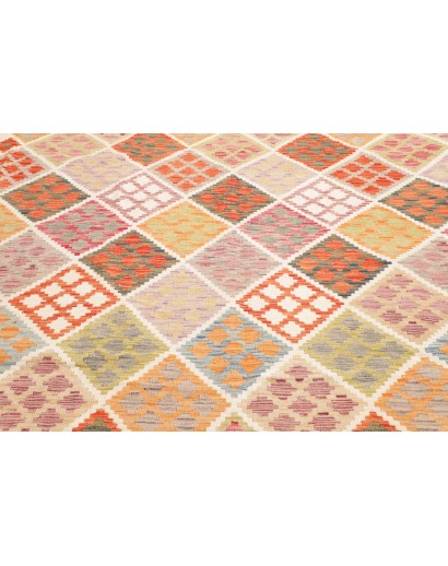 Tappeto Kilim Afghanistan giallo arancione 270x342