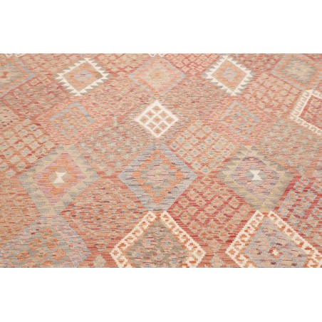 Tappeto Kilim Afghanistan marrone bianco 313x294