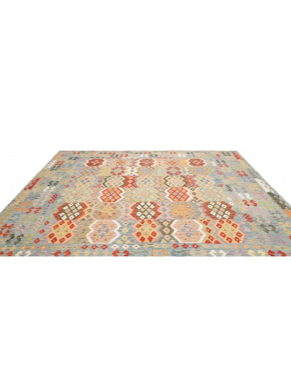 Tappeto Kilim Afghanistan beige rosso 317x291