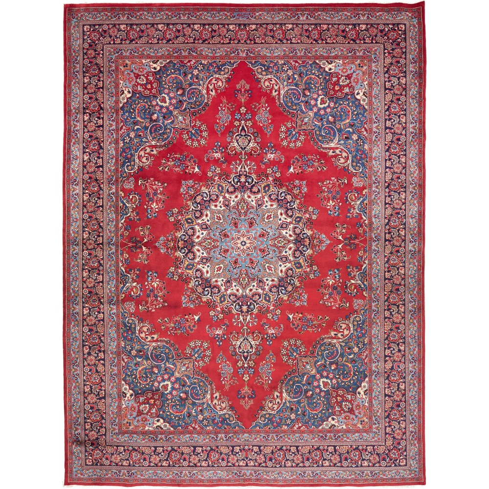 Tappeto Sabzevar Persia marrone grigio 296x390