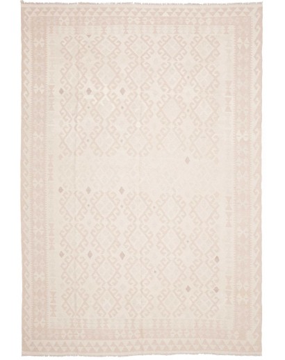 Tappeto Kilim Afghanistan bianco 202x298