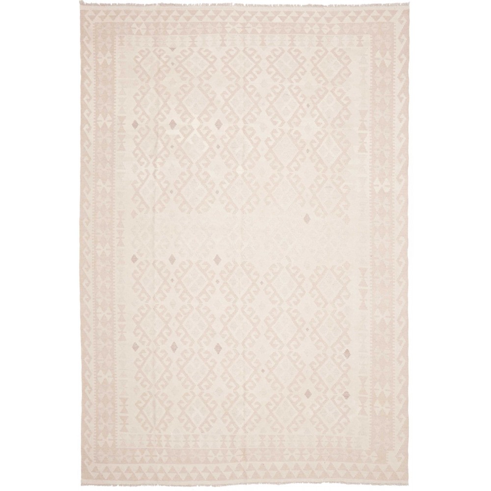Tappeto Kilim Afghanistan bianco 202x298