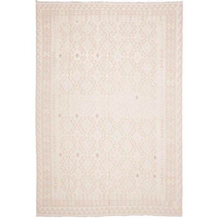 Tappeto Kilim Afghanistan bianco 202x298