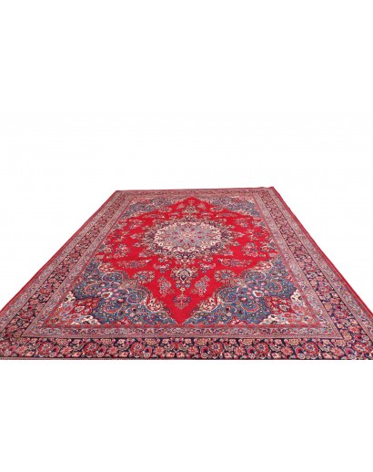 Tappeto Sabzevar Persia marrone grigio 296x390