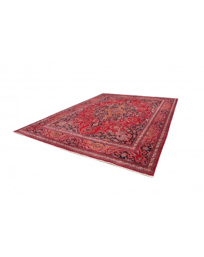 Tappeto Mashad Persia marrone grigio 303x390