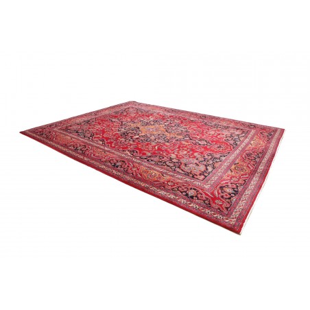 Tappeto Mashad Persia marrone grigio 303x390