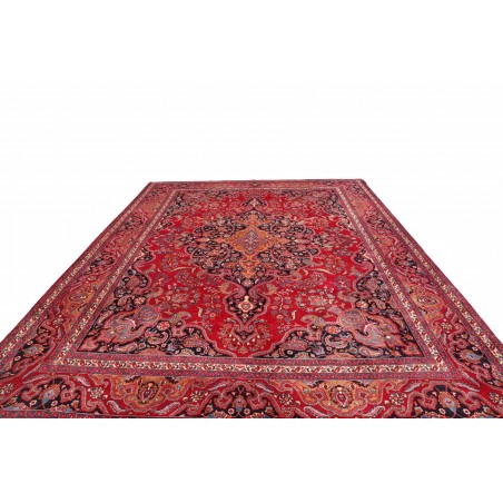 Tappeto Mashad Persia marrone grigio 303x390