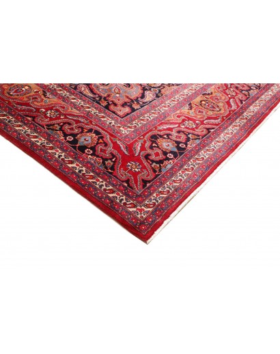 Tappeto Mashad Persia marrone grigio 303x390