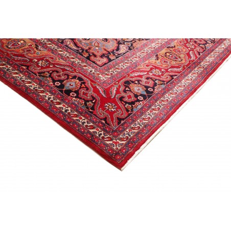 Tappeto Mashad Persia marrone grigio 303x390