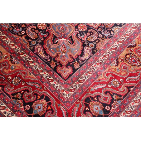 Tappeto Mashad Persia marrone grigio 303x390