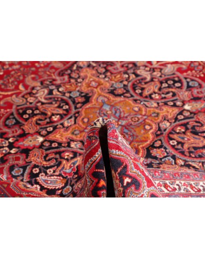 Tappeto Mashad Persia marrone grigio 303x390