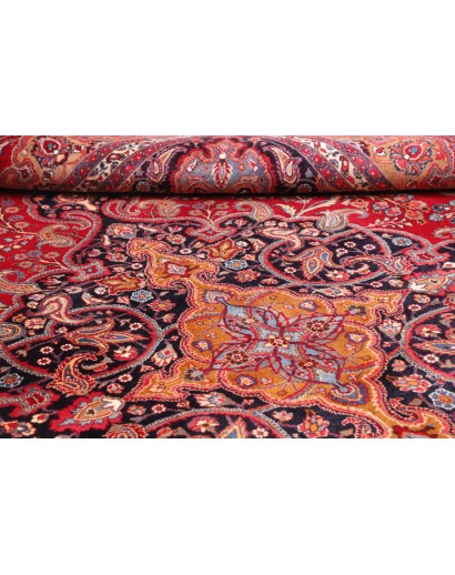 Tappeto Mashad Persia marrone grigio 303x390