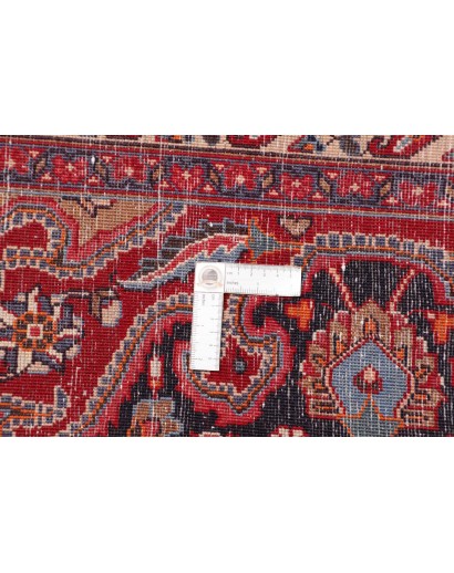 Tappeto Mashad Persia marrone grigio 303x390