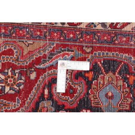Tappeto Mashad Persia marrone grigio 303x390