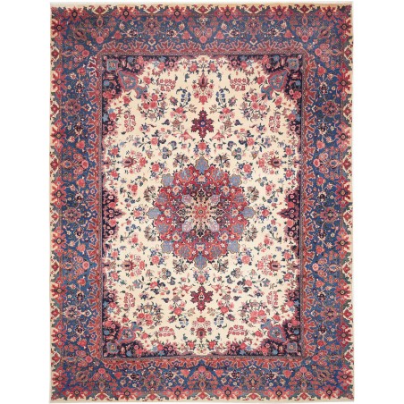 Tappeto Mashad Persia marrone grigio 305x408