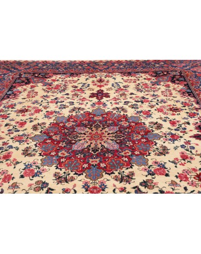 Tappeto Mashad Persia marrone grigio 305x408