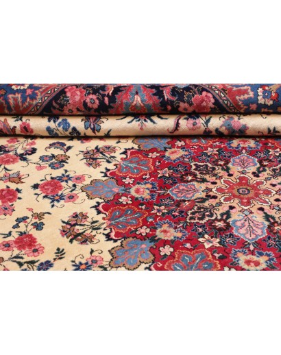 Tappeto Mashad Persia marrone grigio 305x408