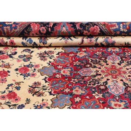 Tappeto Mashad Persia marrone grigio 305x408