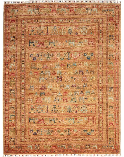 Tappeto Rubin Pakistan arancione marrone 154x198