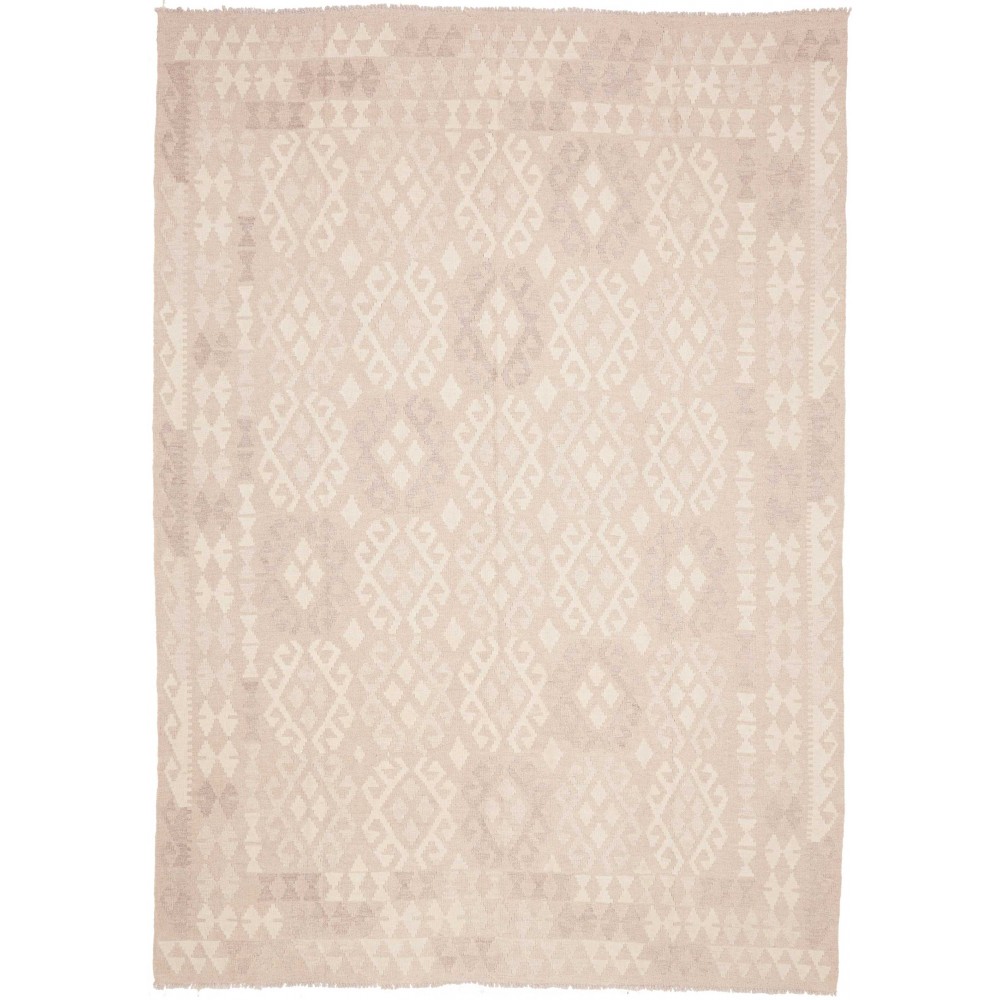 Tappeto Kilim Afghanistan bianco 198x284